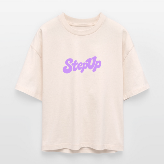 Step Beat love - Stanley/Stella Frauen Boxy Bio-T-Shirt Nova - Natur