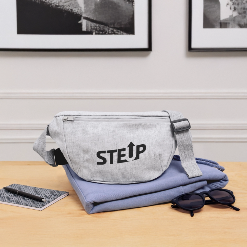 StepUp Hip Bag - BlackLogo - heather grey