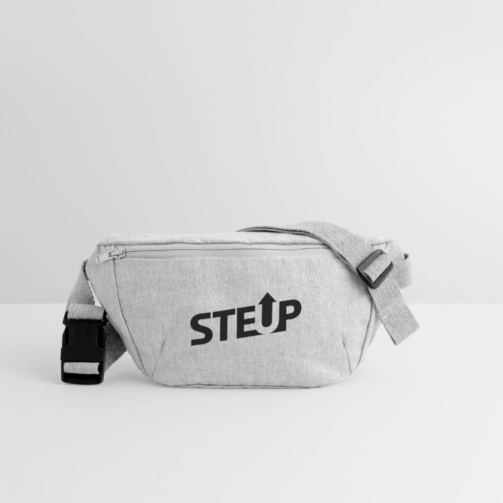 StepUp Hip Bag - BlackLogo - heather grey