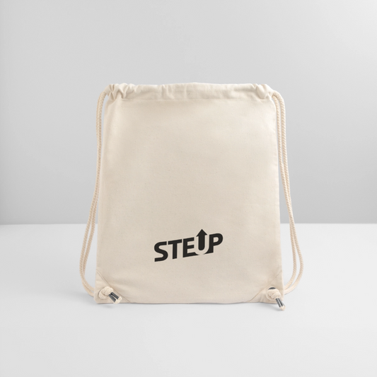 StepUp Gym Bag - BlackLogo - Naturweiß