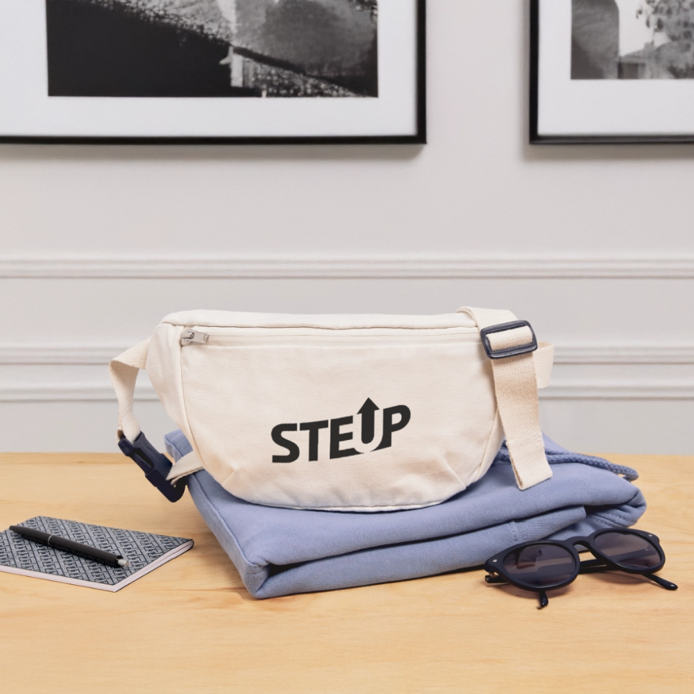 StepUp Hip Bag - BlackLogo - natural