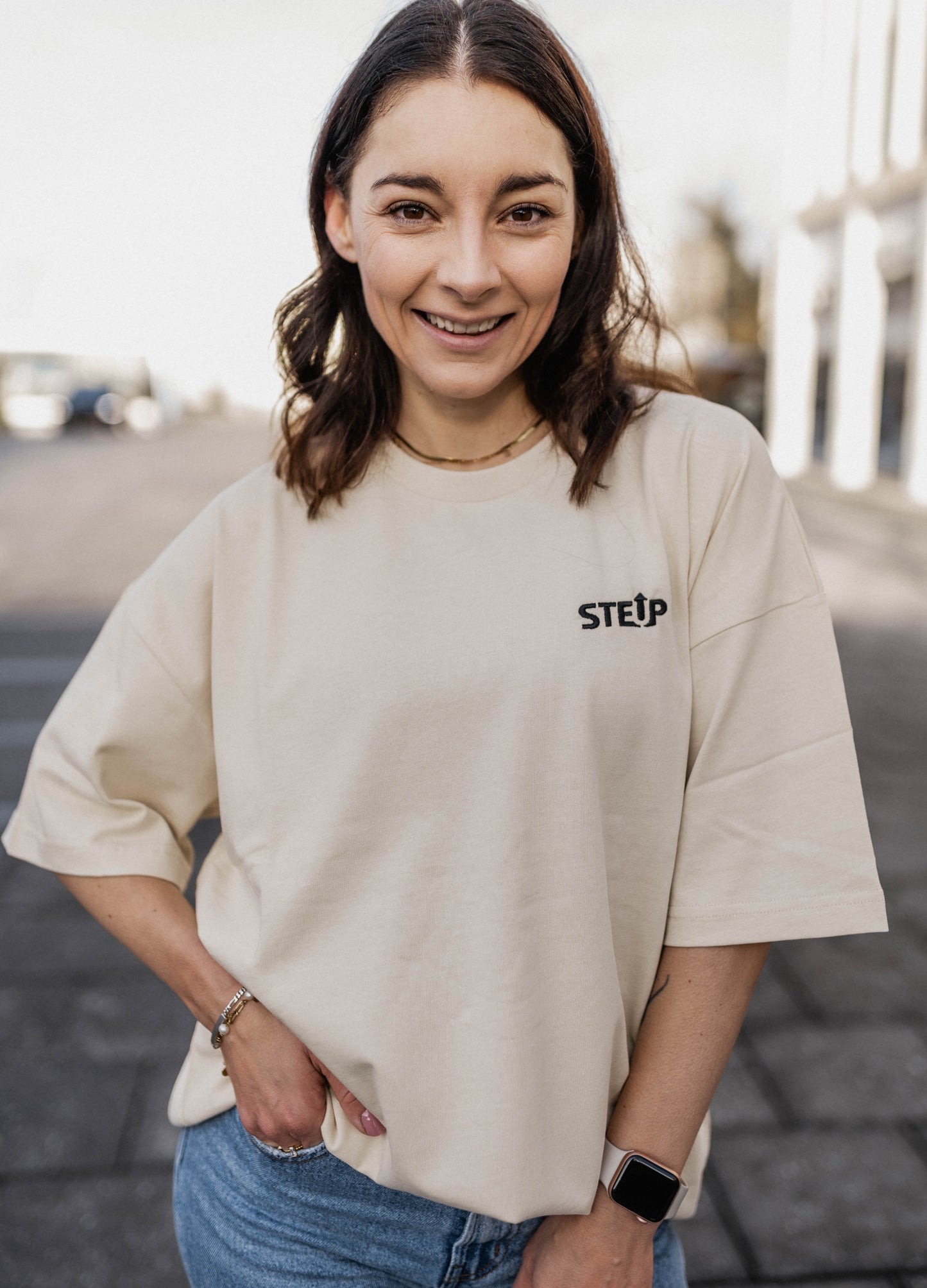 StepUp | Unisex Heavy Oversized Bio Baumwoll T-Shirt