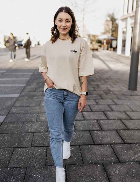 StepUp | Unisex Heavy Oversized Bio Baumwoll T-Shirt