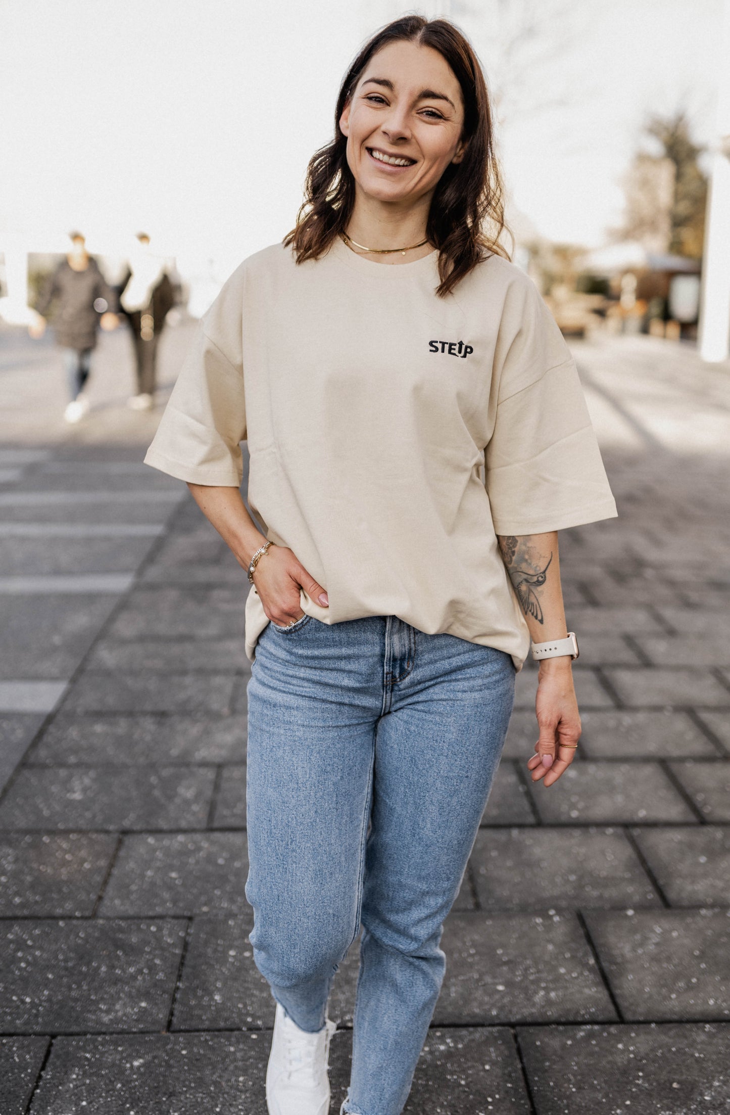 StepUp | Unisex Heavy Oversized Bio Baumwoll T-Shirt