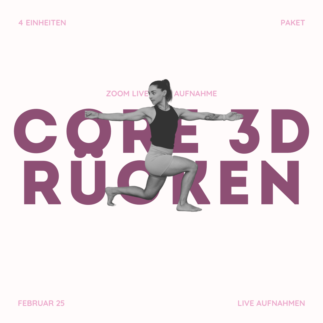 4 Einheiten | Core 3D - Rückentraining | 45 Min. Februar 25