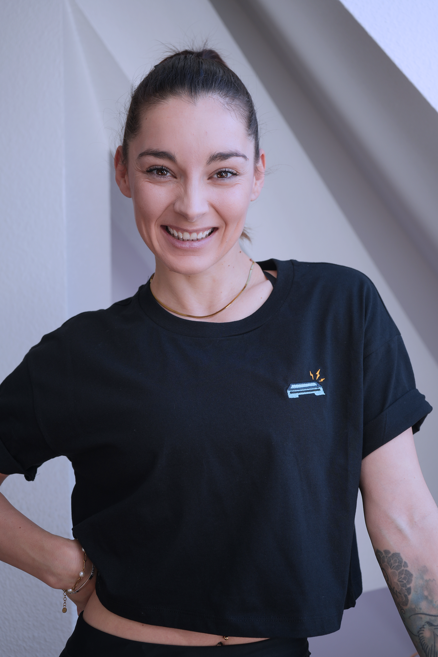StepBlitz | Bio Baumwoll Oversized Crop Shirt