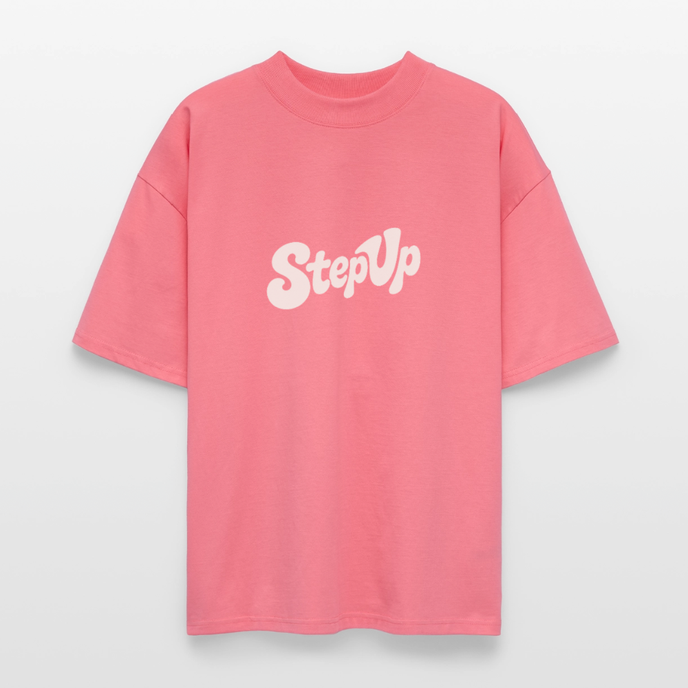 Step Beat Love - Stanley/Stella Oversized Unisex Bio T-Shirt Blaster 2.0 - Pink 