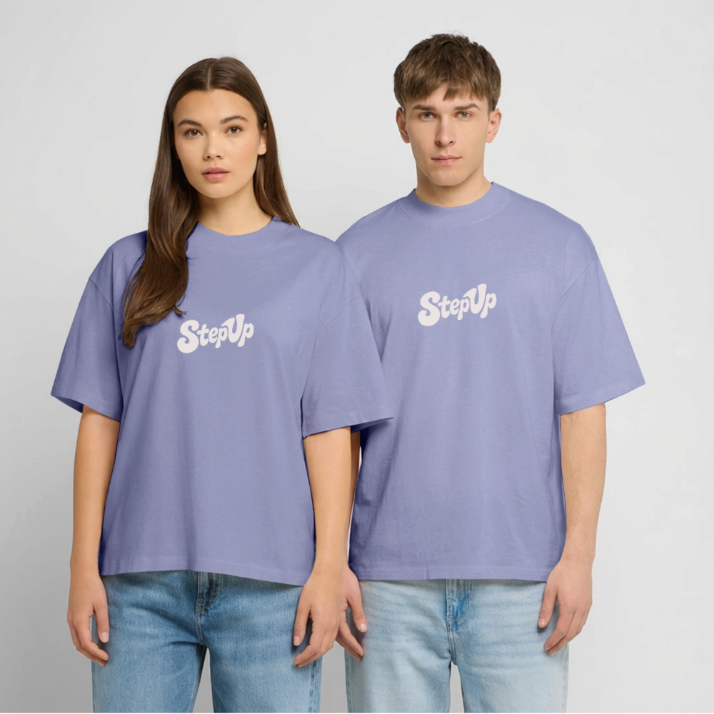 Don´t talk - Stanley/Stella Oversized Unisex Bio T-Shirt Blaster 2.0 - Violett