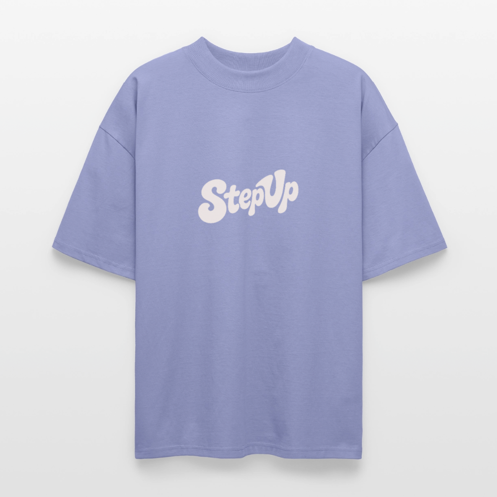 Don´t talk - Stanley/Stella Oversized Unisex Bio T-Shirt Blaster 2.0 - Violett