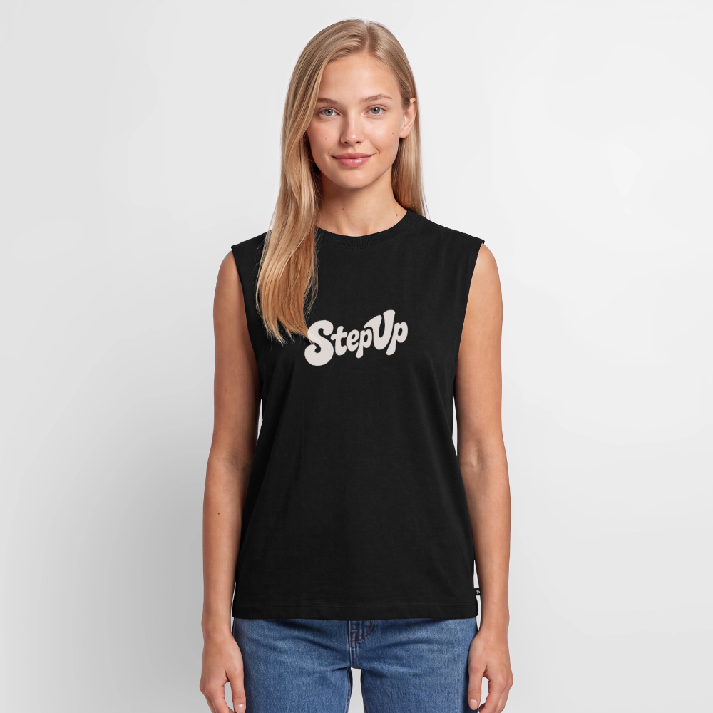 Don´t talk - Frauen Organic Sleeveless T-Shirt - Schwarz