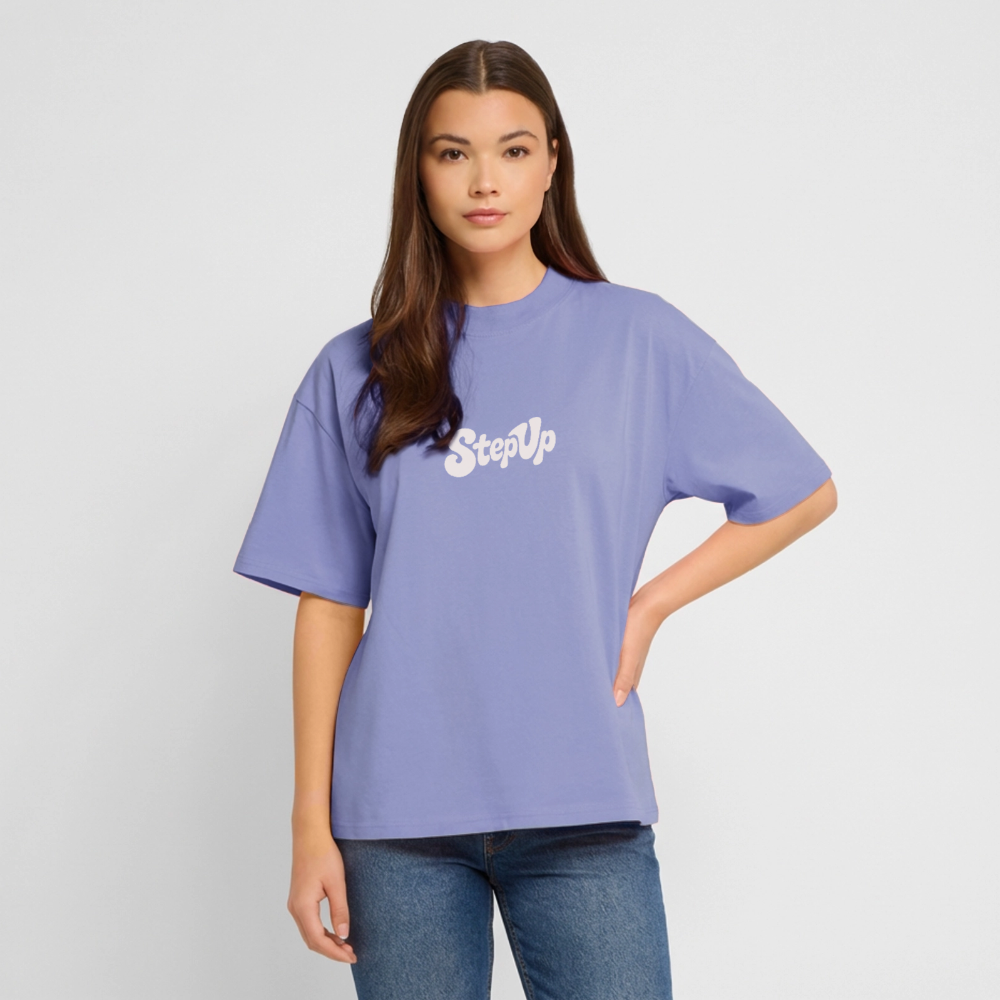 Don´t talk - Stanley/Stella Oversized Unisex Bio T-Shirt Blaster 2.0 - Violett