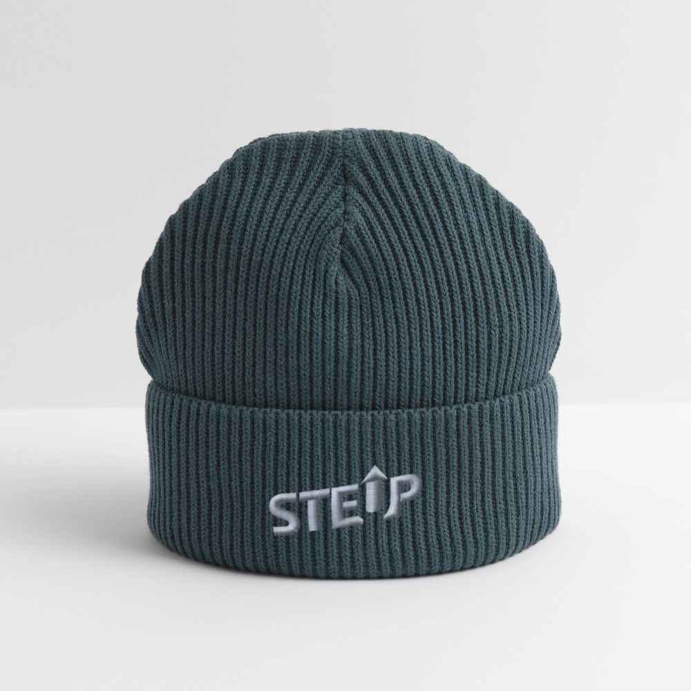 StepUp FISHERMAN BEANIE - Dunkles Petrol