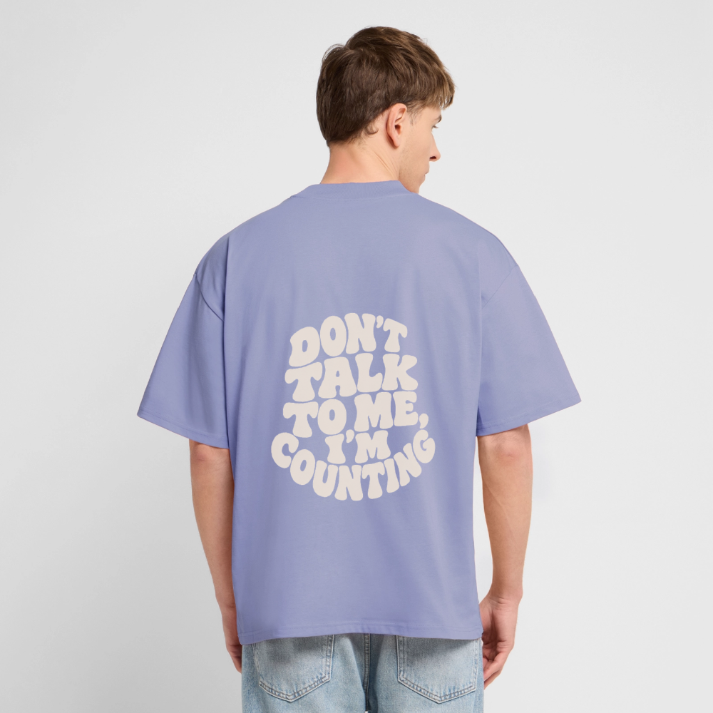Don´t talk - Stanley/Stella Oversized Unisex Bio T-Shirt Blaster 2.0 - Violett