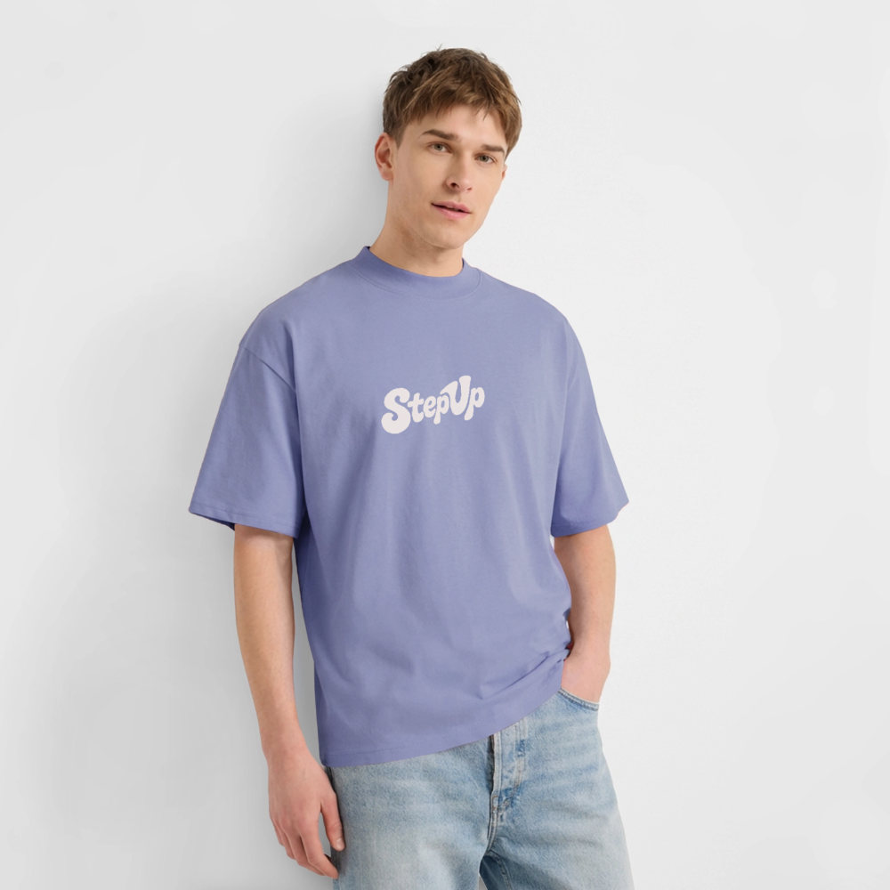 Don´t talk - Stanley/Stella Oversized Unisex Bio T-Shirt Blaster 2.0 - Violett