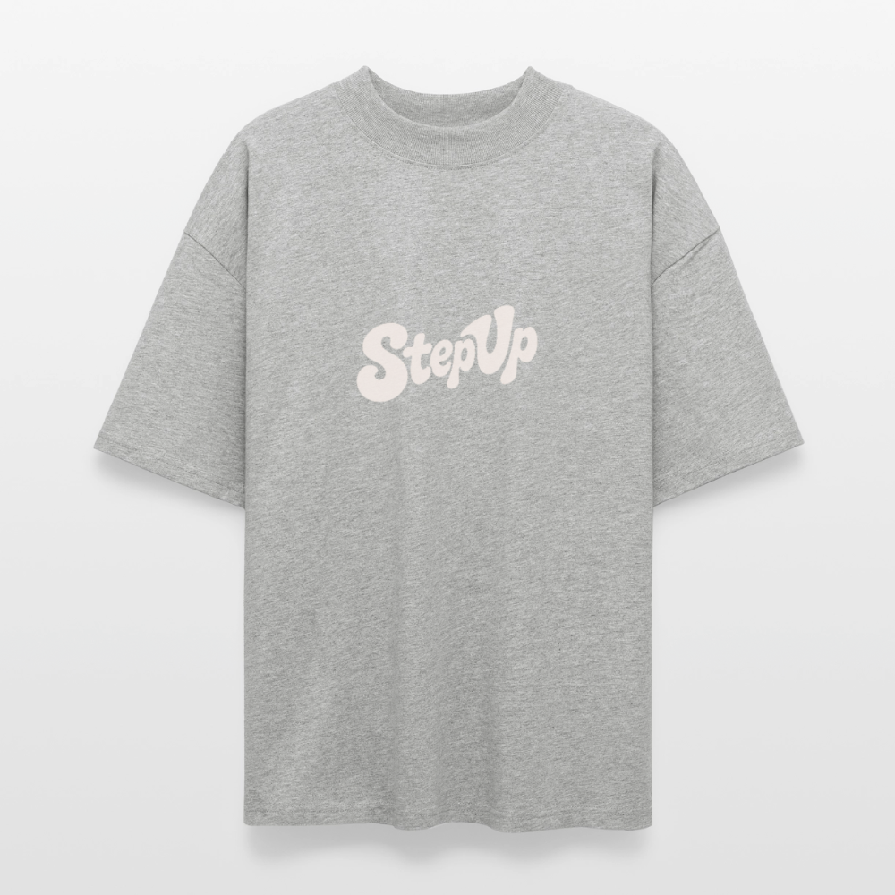 Don´t talk - Stanley/Stella Oversized Unisex Bio T-Shirt Blaster 2.0 - Grau meliert