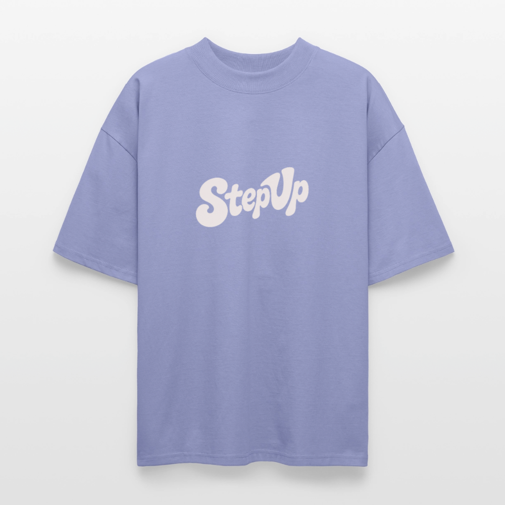 Step Beat Love - Stanley/Stella Oversized Unisex Bio T-Shirt Blaster 2.0 - Violett
