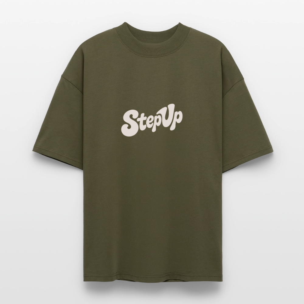 Don´t talk - Stanley/Stella Oversized Unisex Bio T-Shirt Blaster 2.0 - Khaki