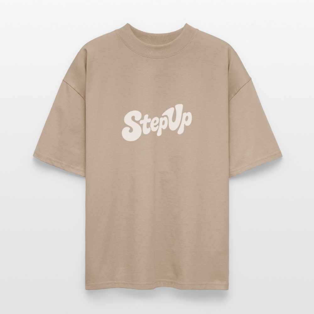Step Beat Love - Stanley/Stella Oversized Unisex Bio T-Shirt Blaster 2.0 - Steingrau