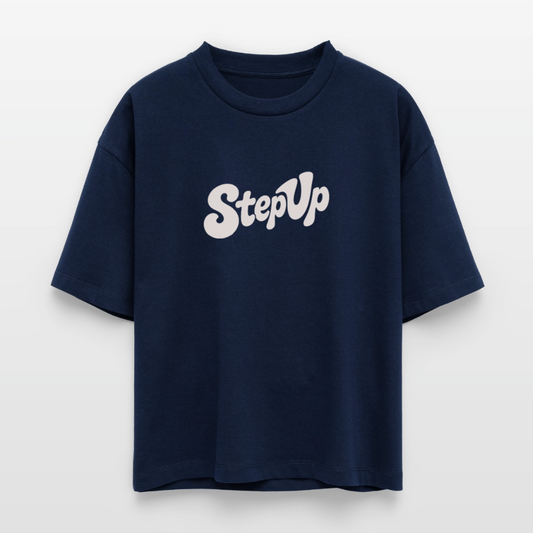 Don´t talk - Stanley/Stella Frauen Boxy Bio-T-Shirt Nova - Navy