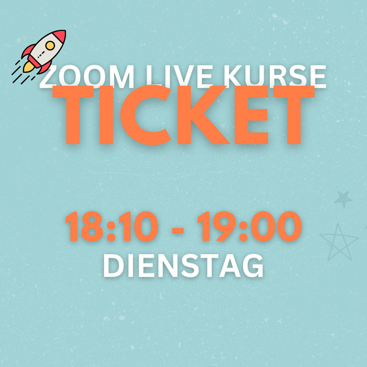 November Einzelticket | EasyStep Choreo | Live Kurs | DI 18:10 - 19:00 Uhr