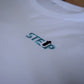 StepUp | Weißes Bio Baumwoll Crop Shirt