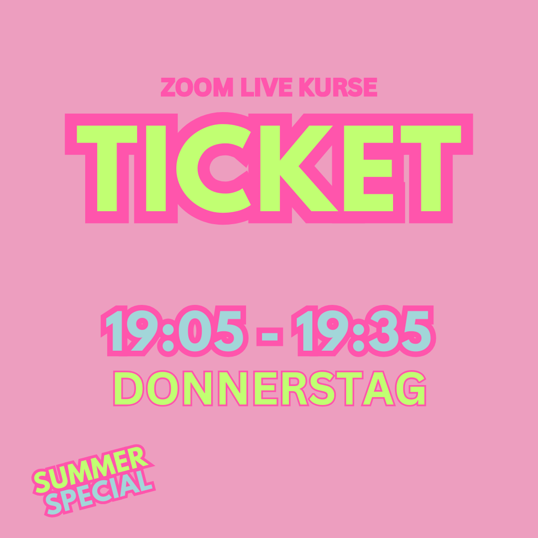 August Einzelticket | DaYo - DanceYoga | Live Kurs | DO 19:05