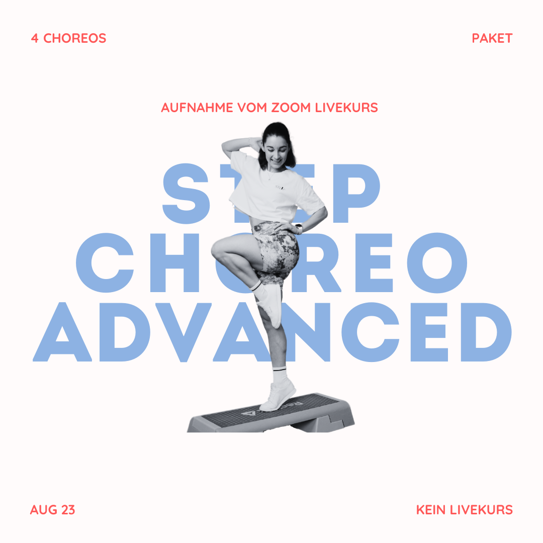 4 Choreos Paket | Step Advanced August23